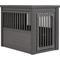 Show in main carousel: New Age Pet ecoFLEX Single Door Furniture Style Dog Crate & End Table, Grey, 29 inch slide 4 of 13