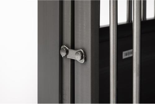 Show full view: New Age Pet ecoFLEX Single Door Furniture Style Dog Crate & End Table, Grey, 29 inch slide 6 of 13