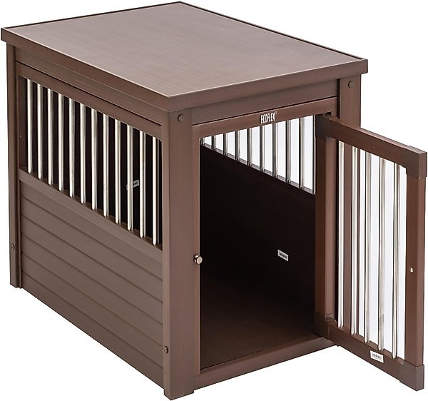 New Age Pet ecoFLEX Single Door Furniture Style Dog Crate & End Table