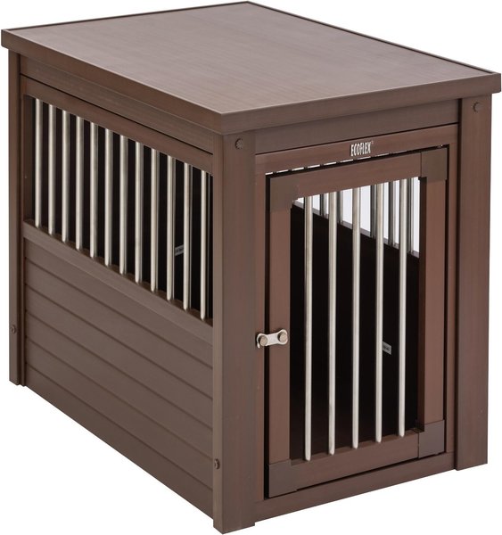 New Age Pet ecoFLEX Single Door Furniture Style Dog Crate & End Table