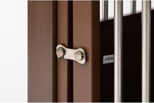 Show full view: New Age Pet ecoFLEX Single Door Furniture Style Dog Crate & End Table, Russet, 29 inch slide 6 of 13