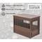Show in main carousel: New Age Pet ecoFLEX Single Door Furniture Style Dog Crate & End Table, Russet, 35 inch slide 7 of 12