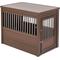 Show in main carousel: New Age Pet ecoFLEX Single Door Furniture Style Dog Crate & End Table, Russet, 35 inch slide 4 of 12