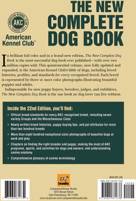 Show full view: New Complete Dog Book, AKC Official Breed Standards & Profiles for Over 200 Breeds slide 2 of 8