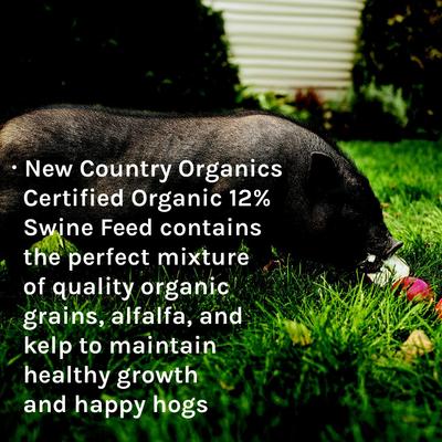 Show full view: New Country Organics Corn-Free 12% Swine Feed, 40-lb bag slide 7 of 8