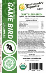 New Country Organics Game Bird Crumbles Chicken Feed, 35-lb bag slide 2 of 8