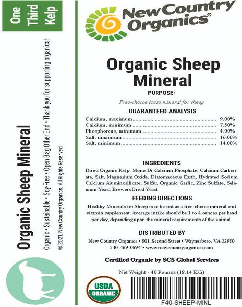 Show full view: New Country Organics Kelp Based Healthy Mineral for Sheep, 40-lb bag slide 4 of 8