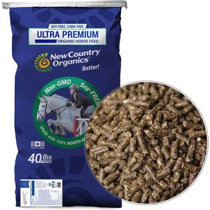 New Country Organics Low Starch Horse Feed Horse Food Horses With Metabolic Disorders Or Low Carb Needs Corn Free And Soy Free 16 Protein Certified Organic And Non Gmo Feeder 40 Lbs
