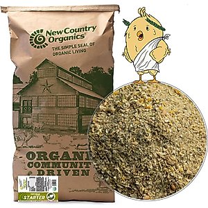 New Country Organics Organic Olive Oil Starter Chicken Feed, 40-lb bag