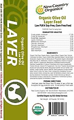New Country Organics Organic Olive Oil Starter Chicken Feed, 40-lb bag slide 2 of 8