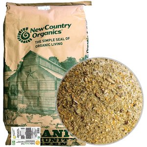 New Country Organics Starter Feed 21% Protein Chicken Feed, 25-lb bag