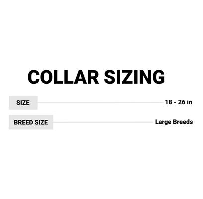 Show full view: New Earth Soy Adjustable Dog Collar, Forest Green, 18 - 26 in slide 2 of 3