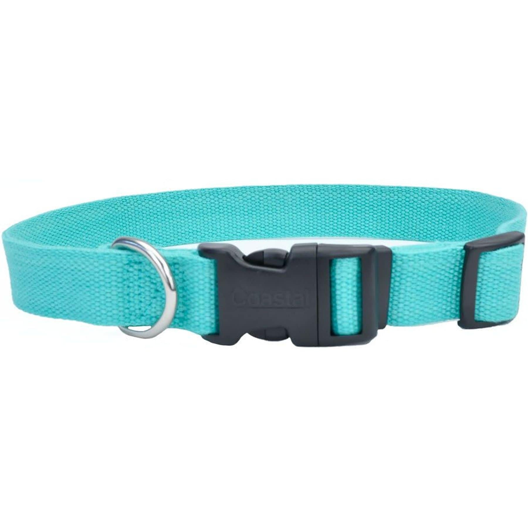 New Earth Soy Adjustable Dog Collar, Mint, Large: 18-26-in neck, 1-in wide