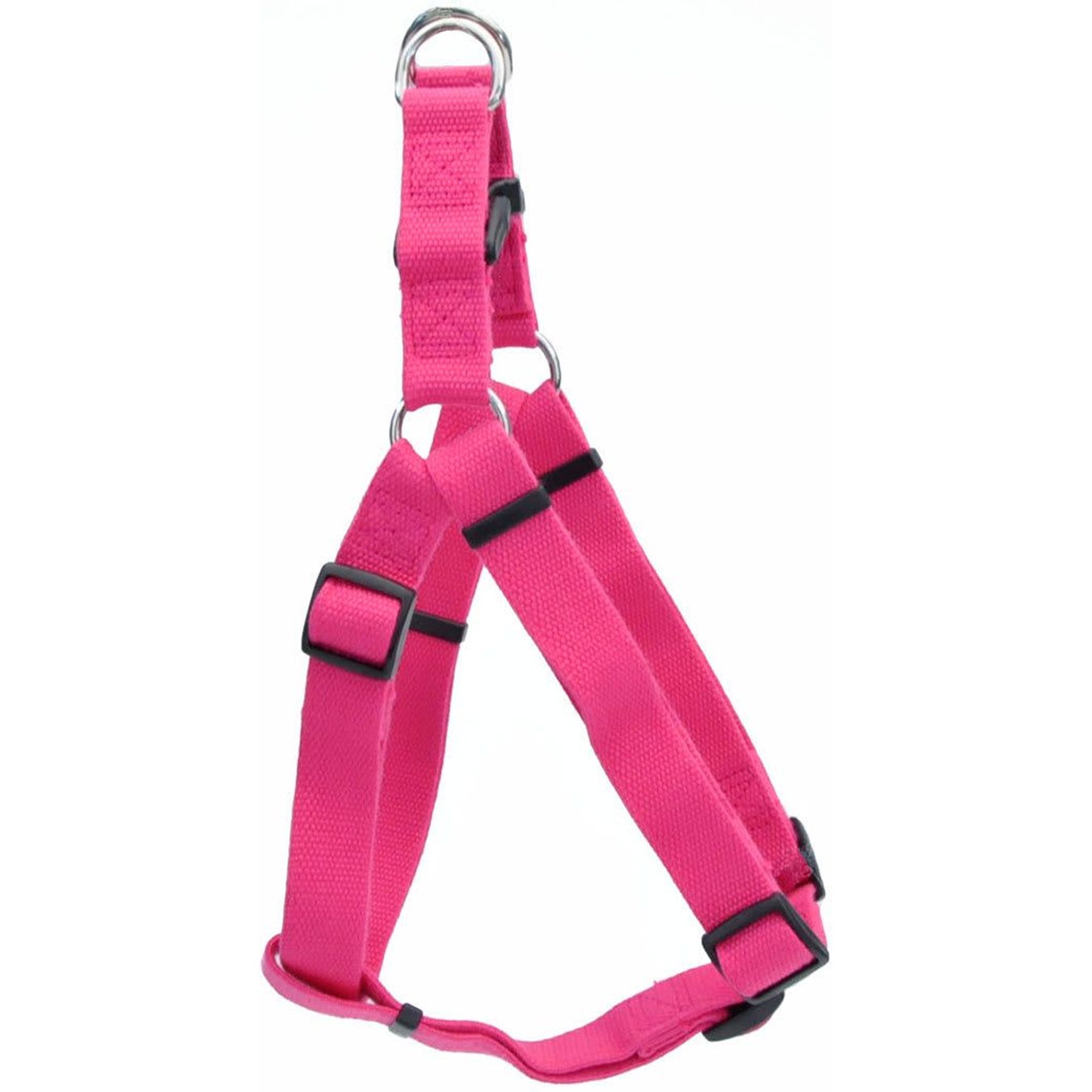New Earth Soy Comfort Wrap Adjustable Dog Harness, Fuchsia, Medium: 20 to 30-in chest
