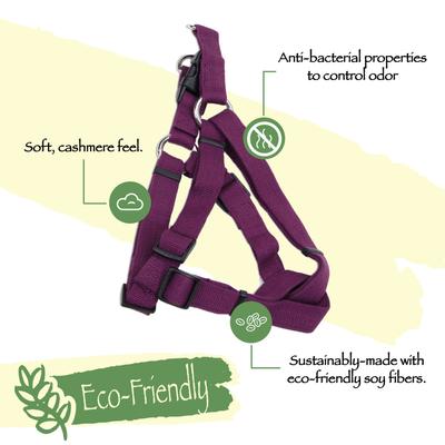 Show full view: New Earth Soy Comfort Wrap Adjustable Dog Harness, Mint, X-Small: 12 to 18-in chest slide 2 of 6