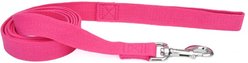 New Earth Soy Dog Leash, Fuchsia, 6-ft long, 1-in wide