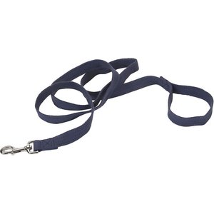 New Earth Soy Dog Leash, Indigo, 6-ft, 1-in
