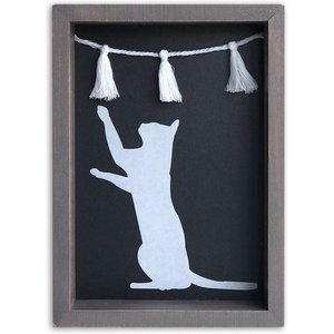 New View Cat & Tassel Box Sign