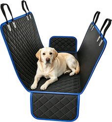Newget Car Seat Cover, Full Coverage Back Seat Waterproof Wear Resistant Travel Pad with Adjustable Straps Dog & Cat Mat, Medium