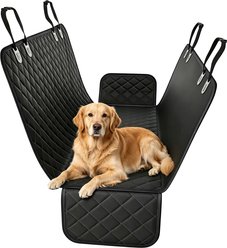 Newget Car Trunk with Bumper Flap Non-Slip Cargo Liner, Wear Resistant Tear Proof Vehicle Rear Protector Pad, Tool-Free Foldable Dog & Cat Mat, Medium