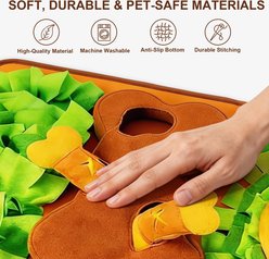 Newget Foraging Interactive Soft Plush Enrichment Durable Feeding Treat-Dispensers Dog & Cat Toy slide 2 of 7