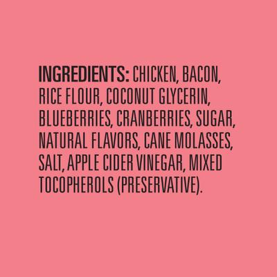 Show full view: Newman's Own Bacon & Berries Recipe Woofles Soft & Chewy Dog Treats, 10-oz bag slide 6 of 7