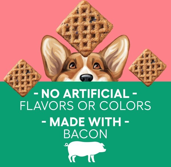Newman's Own Bacon & Berries Recipe Woofles Soft & Chewy Dog Treats, 10-oz bag