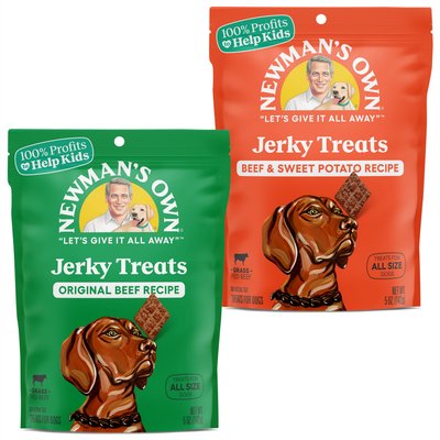 Newman's Own Newman's Own Beef Jerky Original Recipe + Beef Jerky Beef & Sweet Potato Recipe Dog Treats