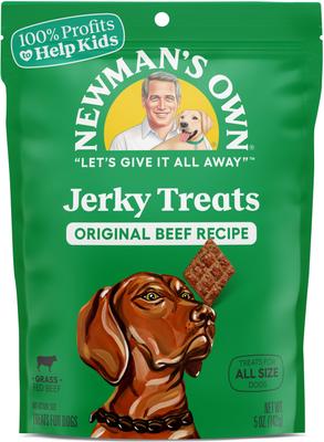 Show full view: Newman's Own Beef Jerky Original Recipe + Beef Jerky Beef & Sweet Potato Recipe Dog Treats slide 2 of 10