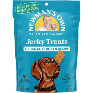 Newman's Own Chicken Jerky Original Recipe Dog Treats, 10-oz bundle
