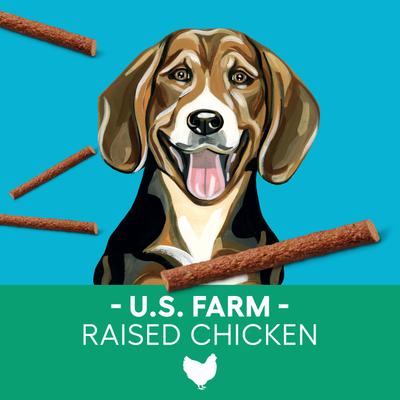 Show full view: Newman's Own Snack Sticks Chicken + Chicken & Sweet Potato Recipe Dog Treats slide 8 of 10