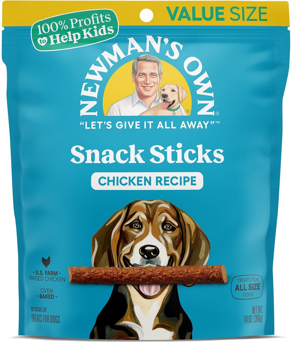 Newman's Own Grain-Free Chicken Hip & Joint Snack Sticks Dog Treats