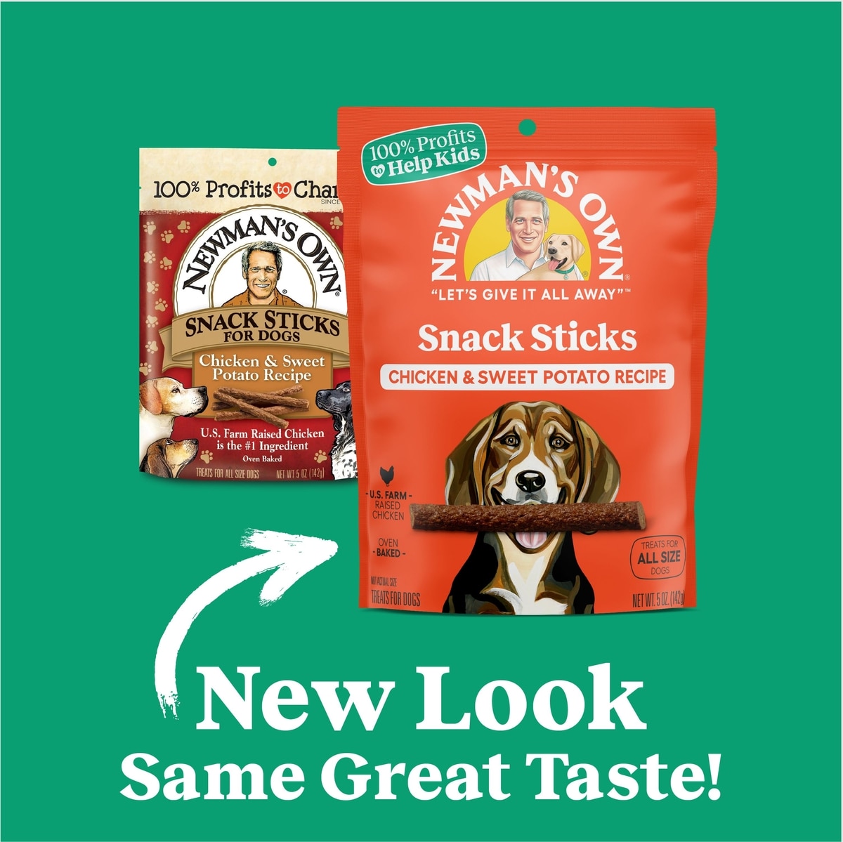 NEWMAN'S OWN Snack Sticks Chicken Sweet Potato Recipe Grain-Free