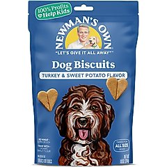 Newman's Own Turkey & Sweet Potato Flavor Breakable Dog Treats, 10-oz bag
