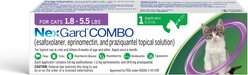 NexGard COMBO Topical for Cats, 1.8-5.5lbs (Purple Box), 1 Dose (1-mo. supply)