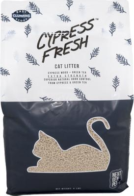 Show full view: Next Gen Pet Products Cypress Fresh Unscented Clumping Wood Cat Litter, 6-lb bag slide 1 of 8