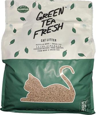 Show full view: Next Gen Pet Products Pet Products Green Tea Fresh Unscented Clumping Wood Cat Litter, 11.5-lb bag slide 1 of 8