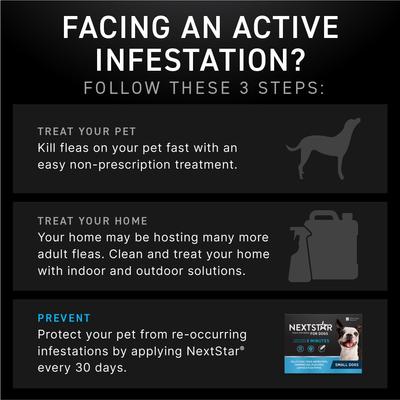Show full view: NextStar Flea & Tick Spot Treatment for Small Dogs, 5-22 lbs, 1 Dose (1-mos. supply) slide 6 of 9
