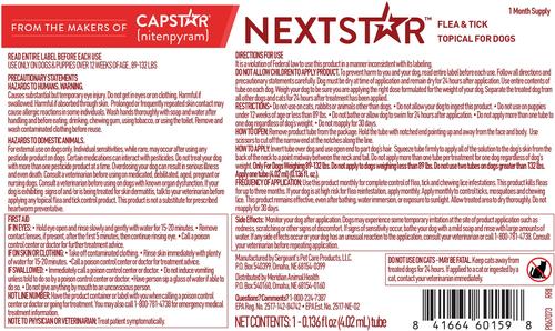 Show full view: NextStar Flea & Tick Spot Treatment for X-Large Dogs, 89-132 lbs, 1 Dose (1-mos. supply) slide 8 of 9