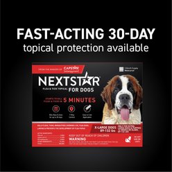 NextStar Flea & Tick Spot Treatment for X-Large Dogs, 89-132 lbs, 3 Doses (3-mos. supply) slide 2 of 8