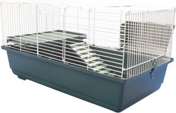 Nibbles Small Animal Cage with Ladder & Platform, Green