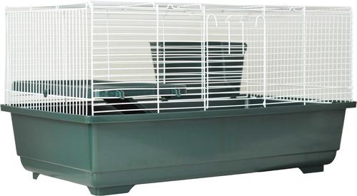 Show full view: Nibbles Small Animal Cage with Ladder & Platform, Green slide 2 of 5