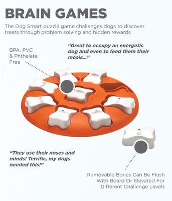 Show full view: Nina Ottosson by Outward Hound Smart Puzzle Game Toy + Brick Puzzle Game Dog Toy slide 4 of 10