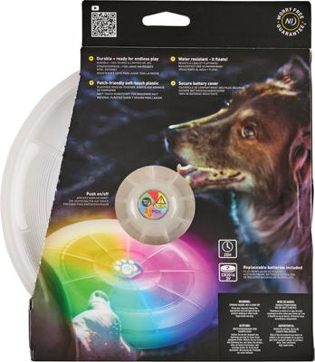 Show full view: Nite Ize Flashflight Disc-O Discuit LED Flying Disc Dog Toy slide 9 of 11