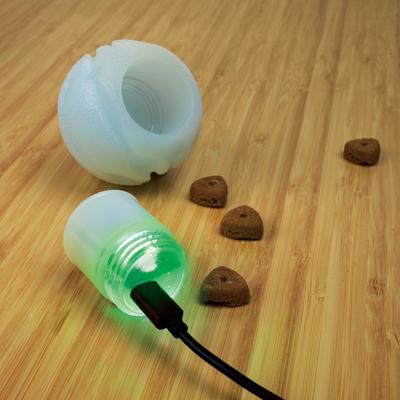 Show full view: Nite Ize GlowStreak Disc-O Rechargeable LED Ball Dog Toy slide 7 of 9