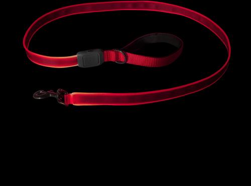 Show full view: Nite Ize NiteDog Rechargeable LED Dog Leash, Red, 5-ft long, 1-in wide slide 7 of 11