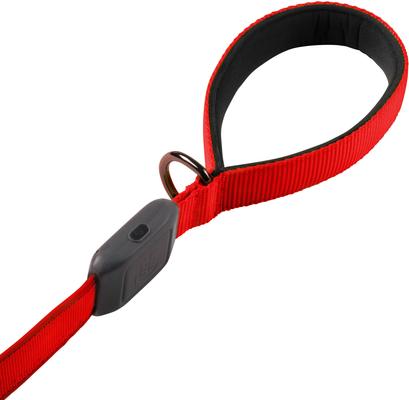 Show full view: Nite Ize NiteDog Rechargeable LED Dog Leash, Red, 5-ft long, 1-in wide slide 5 of 11