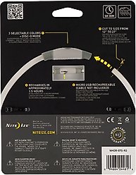 Nite Ize NiteHowl LED Rechargeable Safety Necklace Dog Collar, 12 to 27-in neck, 3/10-in wide slide 2 of 9