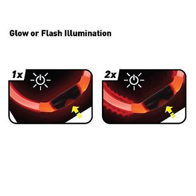 Show full view: Nite Ize NiteHowl LED Safety Necklace Dog Collar, Blue, 12 to 27-in neck, 3/10-in wide slide 7 of 11