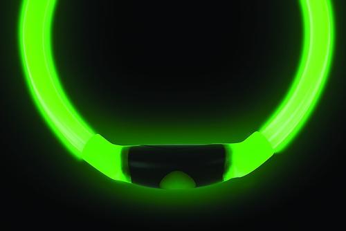 Show full view: Nite Ize NiteHowl LED Safety Necklace Dog Collar, Green, 12 to 27-in neck, 3/10-in wide slide 5 of 12